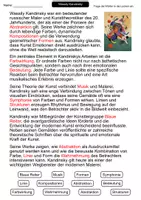 Vorschau - Arbeitsblätter - Wassily Kandinsky | Lückentext Künstlerporträt | Kunstgeschichte | Kunst - Seite 2