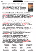 Vorschau - Arbeitsblätter - William Turner | Lückentext Künstlerporträt | Kunstgeschichte | Kunst - Seite 2