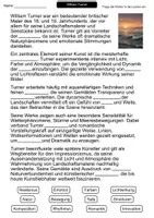 Vorschau - Arbeitsblätter - William Turner | Lückentext Künstlerporträt | Kunstgeschichte | Kunst - Seite 1