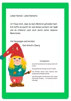 Vorschau - Präsentationen/Tafelbilder - 24 Yogakarten _ Weihnachten Elfen und Wichtel - Seite 1