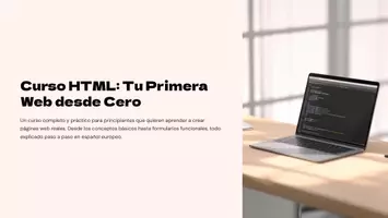 Vista previa - Unidades / Secuencias / Situaciones de Aprendizaje - Curso HTML tu primera web desde cero - página 1