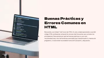Vista previa - Unidades / Secuencias / Situaciones de Aprendizaje - Buenas prácticas y errores comunes en HTML - página 1