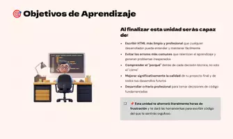 Vista previa - Unidades / Secuencias / Situaciones de Aprendizaje - Buenas prácticas y errores comunes en HTML - página 2