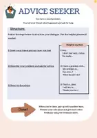 Vorschau - Stundenentwürfe - Role play: Giving advice - Deckblatt
