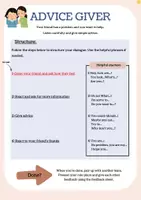 Vorschau - Stundenentwürfe - Role play: Giving advice - Seite 1