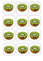 Προεπισκόπηση - Flashcards - Memory Game - Προπαίδεια του 6 - Σελίδα 1