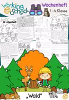 Vorschau - Arbeitsblätter - Wald - Deckblatt