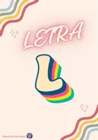 Vista previa - Tarjetas / Manipulativos - LETRA L - Portada