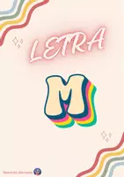 Vista previa - Tarjetas / Manipulativos - LETRA M - Portada