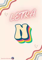 Vista previa - Tarjetas / Manipulativos - LETRA N - Portada