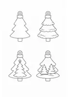 Vorschau - Mal- und Bastelvorlagen - Weihnachtskugeln zum Ausmalen & Basteln – Klassischer Christbaumschmuck - Seite 3