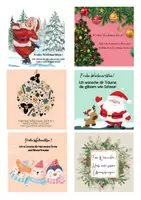 Vorschau - Mal- und Bastelvorlagen - 24 Weihnachts- Wunschkarten für den Adventskalender - Seite 3