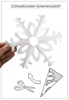 Vorschau - Arbeitsblätter - Schneeflocken Scherenschnitt - Bastelprojekt & Vorgangsbeschreibung - Fensterdeko für den Winter - Seite 2