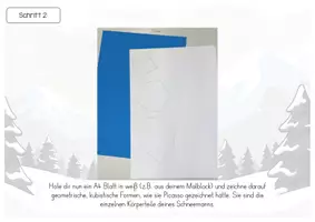 Vorschau - Unterrichtsreihen - Kunstidee Winter - Schneemann nach Pablo Picasso - Seite 3