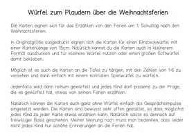 Vorschau - Mal- und Bastelvorlagen - Gesprächsanlässe - zum Erzählwürfel erzählen - Seite 2