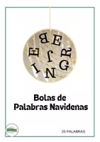 Vista previa - Juegos / Gamificación - Bolas con palabras navideñas (20 palabras) - Portada