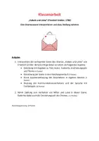 Vorschau - Klassenarbeiten - Klassenarbeit und Nachschreibarbeit Klasse 10 Deutsch ,,Kabale und Liebe" - Deckblatt