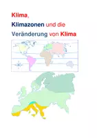Vorschau - Stundenentwürfe - Klimazonen und die Veränderung von Klima - Seite 1
