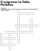 Vista previa - Juegos / Gamificación - Crucigrama de la tabla periódica - Portada