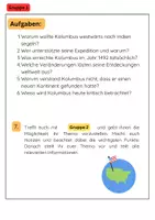 Vorschau - Arbeitsblätter - Berühmte Entdecker Gruppenarbeit: Kolumbus, Marco Polo, Magellan, Cook - Seite 2