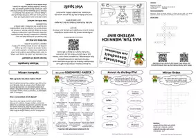 Vorschau - Mal- und Bastelvorlagen - Was tun, wenn ich wütend bin – Mini-Falt-Buch - Deckblatt