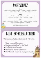 Vorschau - Stationenlernen - Schreibwerkstatt für kreative Texte - Fantasie und Magie - Seite 3