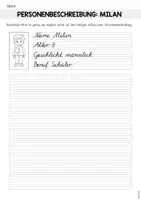 Vorschau - Arbeitsblätter - Personenbeschreibung Arbeitsblätter - Seite 2