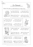 Vorschau - Arbeitsblätter - Deutschlabyrinth Lesen Ostern - Seite 3