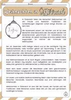 Vorschau - Arbeitsblätter - Weihnachten in Österreich - Sachtext und Aufgaben zum Textverständnis (3-fach differenziert) - Leseförderung - Texte lesen im Winter / in dere Weihnachtszeit - Adventszeit als Lesezeit nutzen - Seite 2