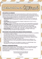 Vorschau - Arbeitsblätter - Weihnachten in Österreich - Sachtext und Aufgaben zum Textverständnis (3-fach differenziert) - Leseförderung - Texte lesen im Winter / in dere Weihnachtszeit - Adventszeit als Lesezeit nutzen - Seite 1