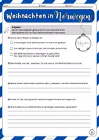 Vorschau - Arbeitsblätter - Weihnachten in Norwegen - Sachtexte und Aufgaben zu norwegischen Weihnachtsfest - Leseförderung und Lesekompetenz stärken in der Adventszeit - Seite 3