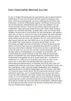 Vorschau - Text - Kurzgeschichte: Kater Timmi und das flüsternde neue Jahr - Seite 1