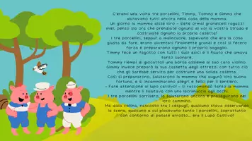 anteprima - Materiale interattivo - I tre piccoli porcellini - storia riguardante il numero 3 - Pagina 2