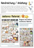 Vorschau - Mal- und Bastelvorlagen - Kleine Monster basteln - Fußabdrücke & Pfoten Bastelvorlage - Seite 1