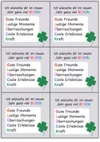 Vorschau - Poster - Neujahrsgruß - Glücksbringerkärtchen - Seite 2
