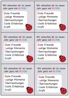 Vorschau - Poster - Neujahrsgruß - Glücksbringerkärtchen - Seite 3