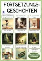 Vorschau - Unterrichtsreihen - Zehn spannende Fortsetzungsgeschichten zum Weiterschreiben - Deckblatt
