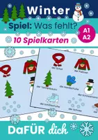 Vorschau - Spiele - Winter - Spiel - Was fehlt? DaF DaZ - Deckblatt