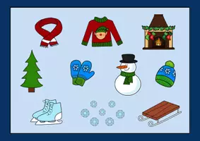 Vorschau - Spiele - Winter - Spiel - Was fehlt? DaF DaZ - Seite 3