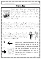 Vorschau - Arbeitsblätter - Leseübung zu "In der Stadt"/DaZ & DaF/A1-B1 - Seite 2