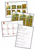 Vorschau - Arbeitsblätter - Märchen erzählen: Froschkönig (Bildergeschichte) - Deckblatt