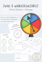 Vorschau - Arbeitsblätter - Zufall und Wahrscheinlichkeit - Profimappe - Deckblatt