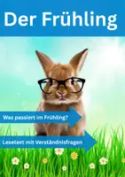Vorschau - Arbeitsblätter - Der Frühling 🌸Arbeitsblatt Sachunterricht - Deckblatt