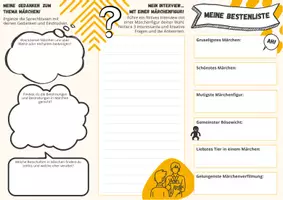 Vorschau - Arbeitsblätter - Märchen Faltblatt - Seite 2