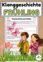 Vorschau - Arbeitsblätter - Klanggeschichte zum Frühling - Musik Jg.1-6 - Deckblatt