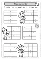 Vorschau - Arbeitsblätter - Mathe Klasse 1 ZR 10 Winter Zahlzerlegung, Addition und Co. - Seite 3