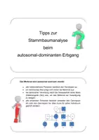 Vorschau - Arbeitsblätter - Hilfekärtchen zur Stammbaumanalyse im Thema Genetik - Deckblatt