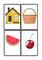 anteprima - Flashcard - ALFABETO DIDATTICO ILLUSTRATO - oggetti comuni - Pagina 3