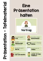 Vorschau - Unterrichtsreihen - Präsentation halten Kriterien - Deckblatt