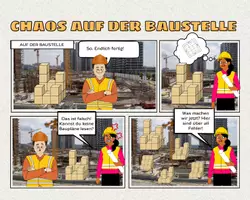 Vorschau - Arbeitsblätter - Pfusch am Bau - Fehler in Würfelgabäuden finden - Seite 1